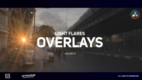 Optical Flares Overlays Vol 01 For Davinci Resolve - VideoHive 49437775