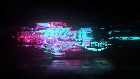 Cyberpunk Glitch Logo Reveal - VideoHive 54756422