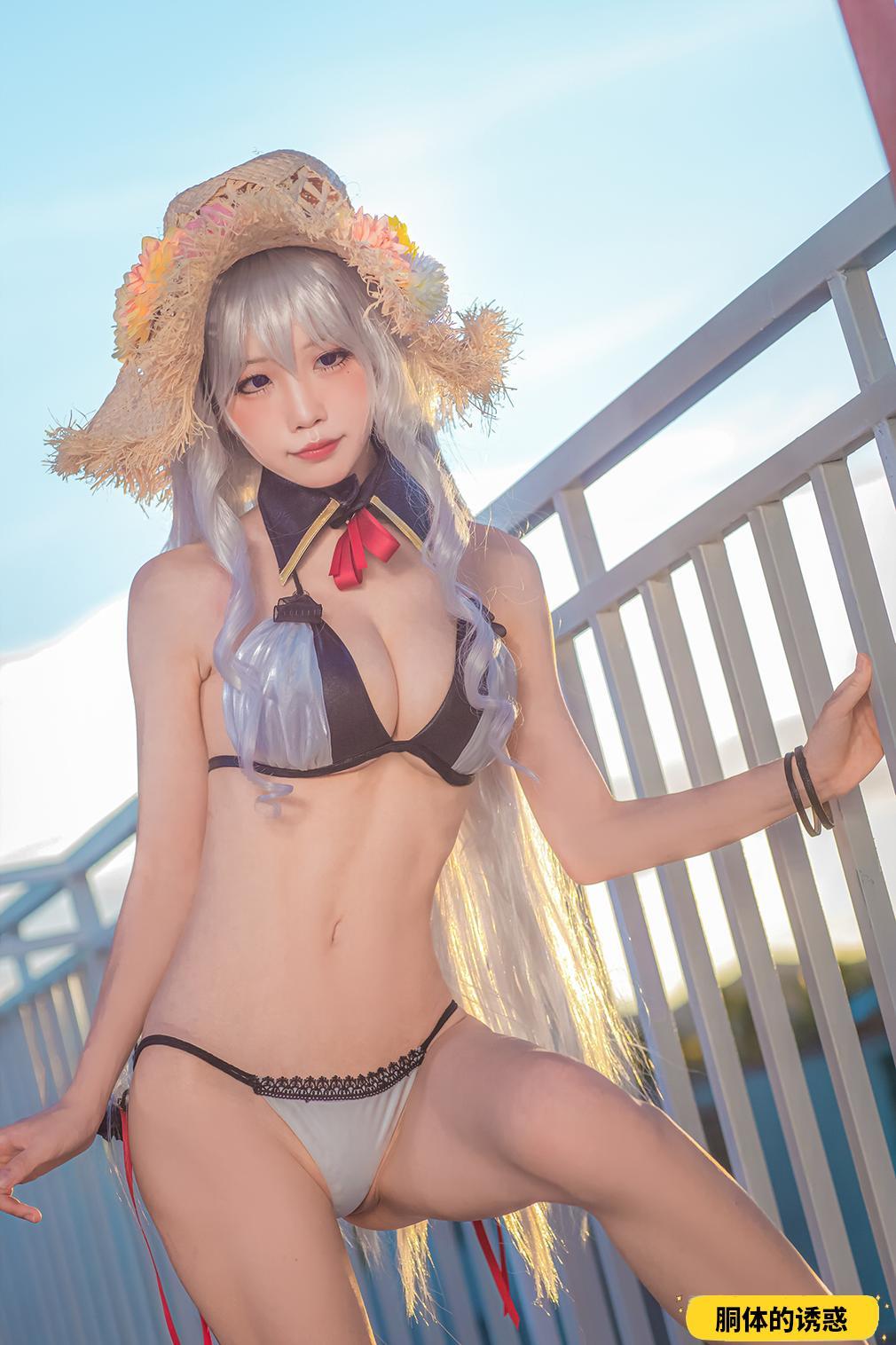 Aqua 水淼 - Algérie Swimsuit (Azur Lane) 32P-40M