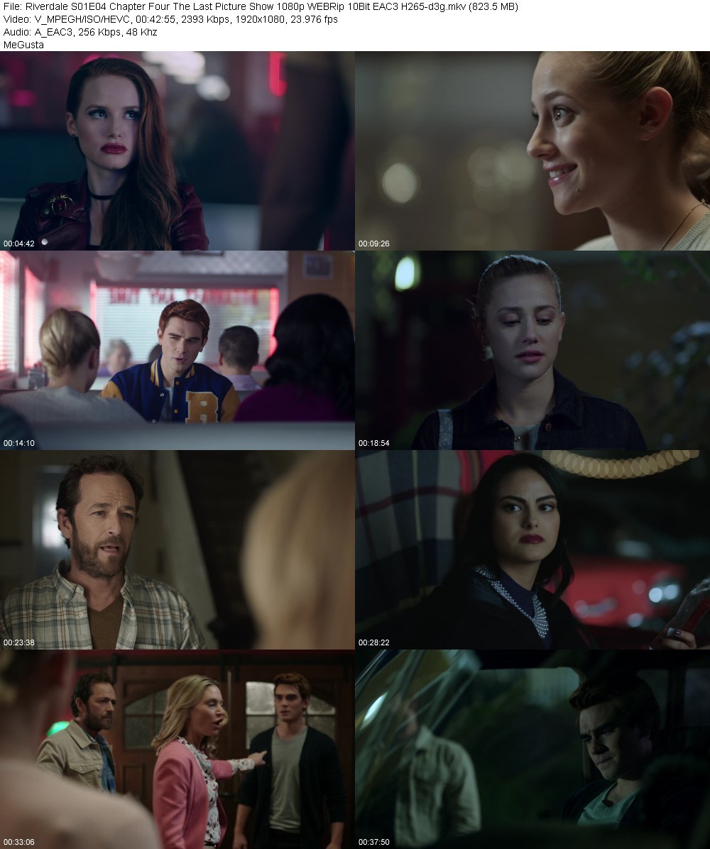 Riverdale S01E04 Chapter Four The Last Picture Show 1080p WEBRip 10Bit EAC3 H265-d3g