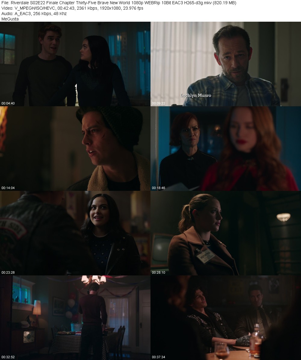 Riverdale S02E22 Finale Chapter Thirty-Five Brave New World 1080p WEBRip 10Bit EAC3 H265-d3g