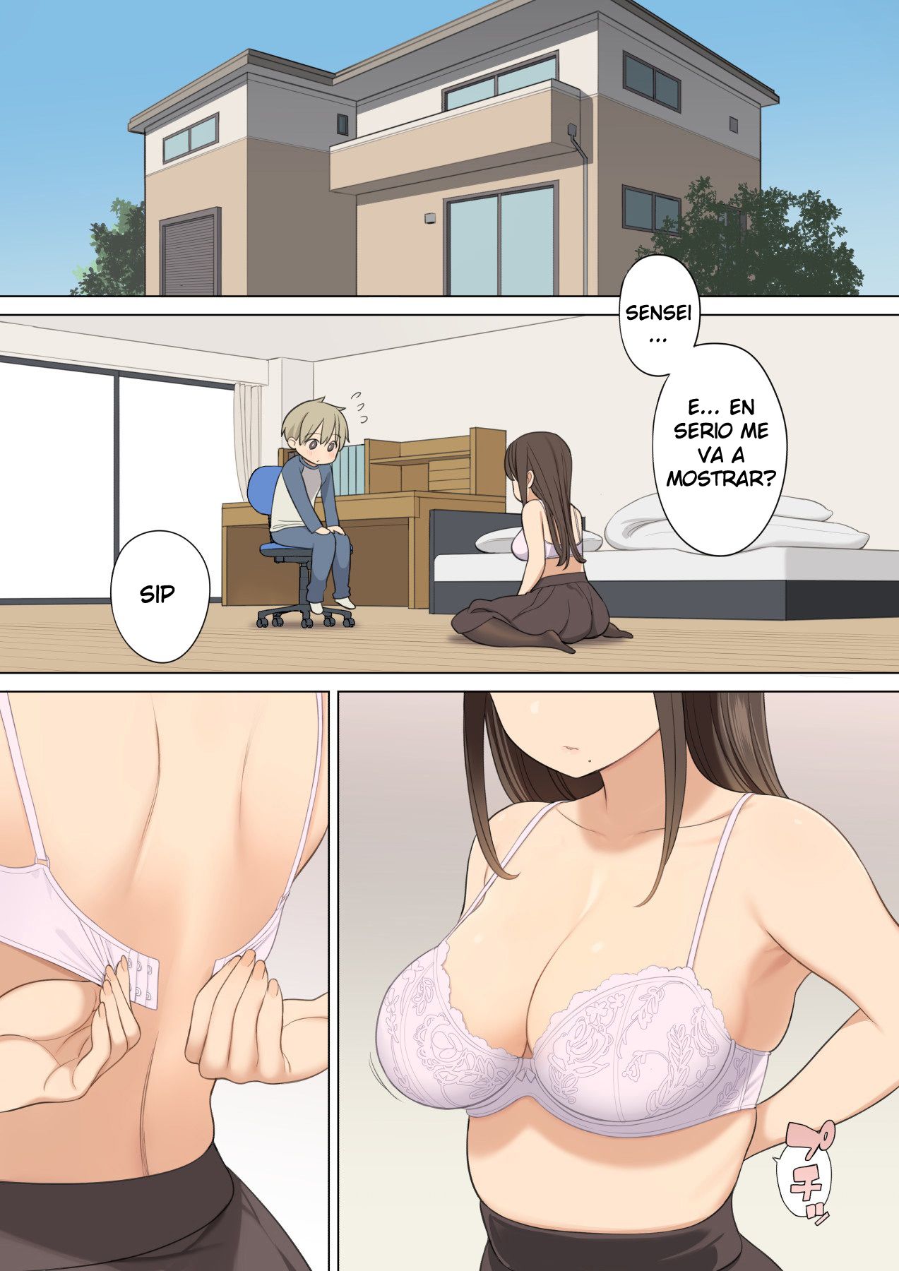 oppai o sawarasete kureru katei kyoushi no onee-san no hanashi {Color} - 1