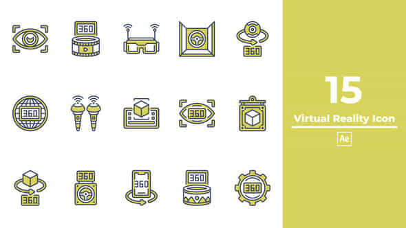 Virtual Reality Icon After Effect - VideoHive 48826682