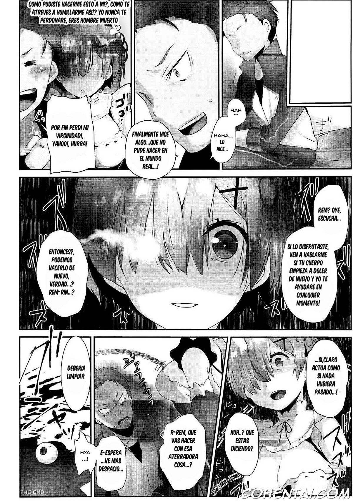 Rem no Ecchi na Nayami o Kaiketsu shitekudasai (Re:Zero kara Hajimeru Isekai Seikatsu) xxx comics manga porno doujin hentai español sexo 