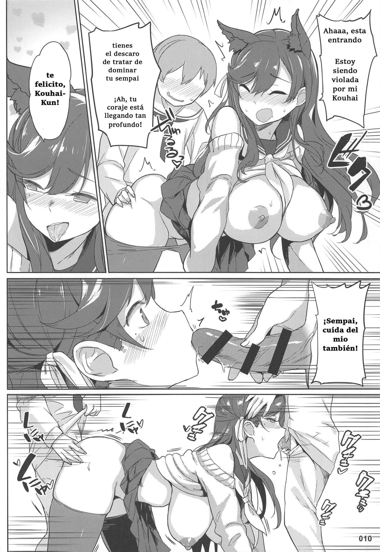 La mision de intimidacion de Takao y Atago sempai (Azur Lane) - 10