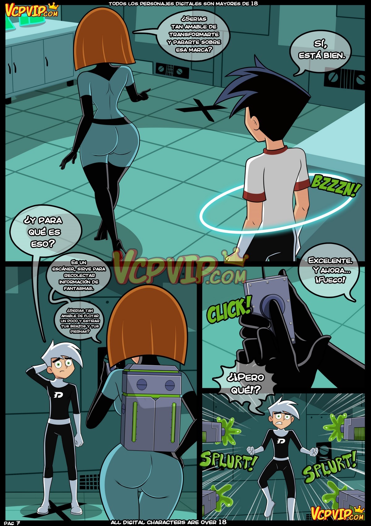 [Croc] Pubertad Fantasma Cap. 3 (Danny Phantom) [Spanish] [VCP]