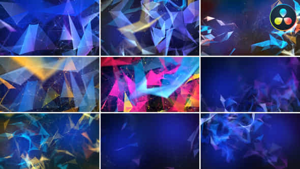 Plexus Backgrounds For Davinci Resolve - VideoHive 50465295