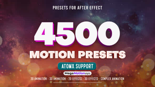 Motion Presets - VideoHive 47203094