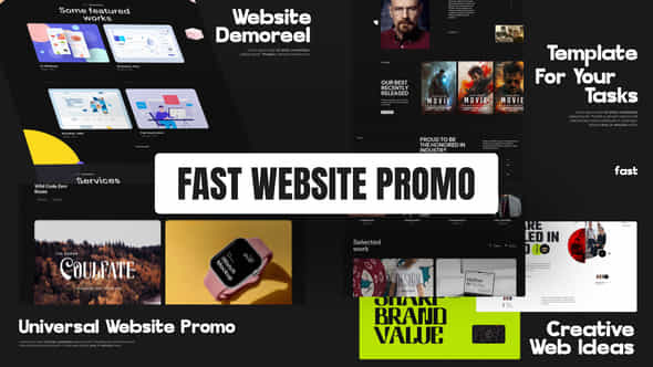 Fast Website Promo - VideoHive 56178995
