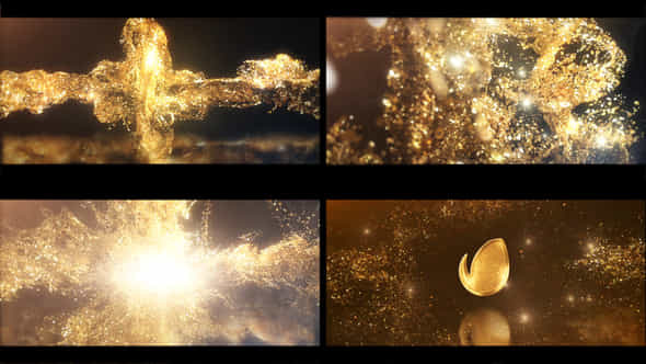 Luxury Gold Explosion Logo - VideoHive 39217908