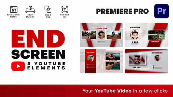 YouTube End Screens - VideoHive 39405272
