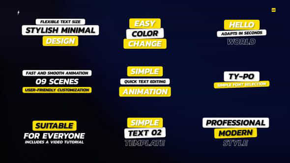 Boxtext Titles Ae - VideoHive 57476584