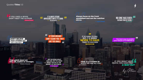Quotes Titles - VideoHive 45378863