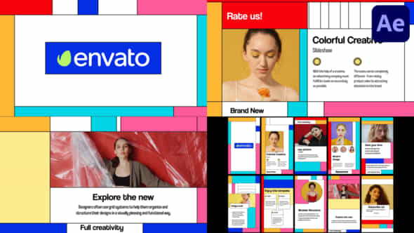 Colorful Creative Slideshow - VideoHive 47263695