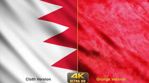 Bahrain Flags - VideoHive 24630546