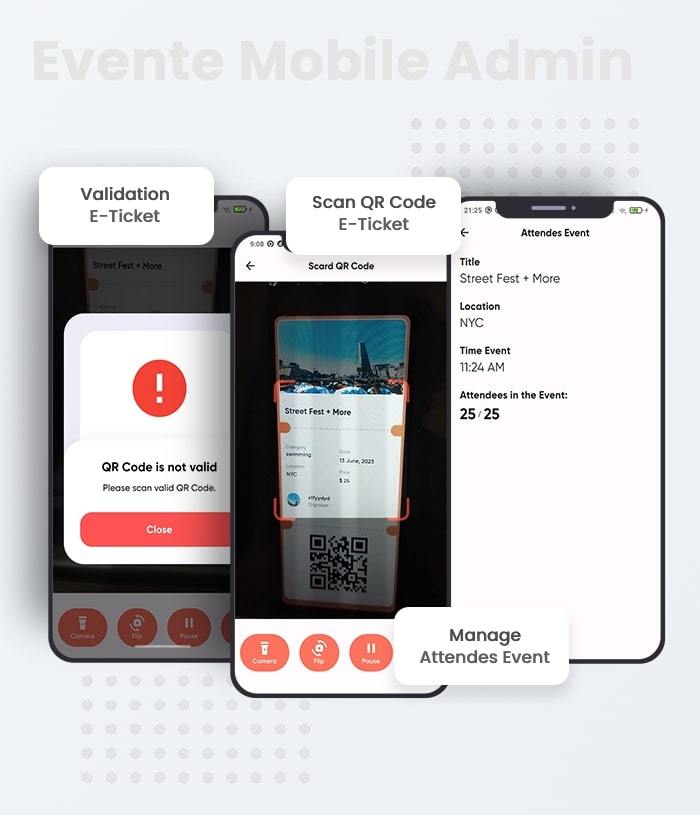 Flutter Event App with Ticketing Event Admin - 3