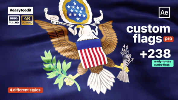 Custom Flags Pro Flag Animator - VideoHive 53924140