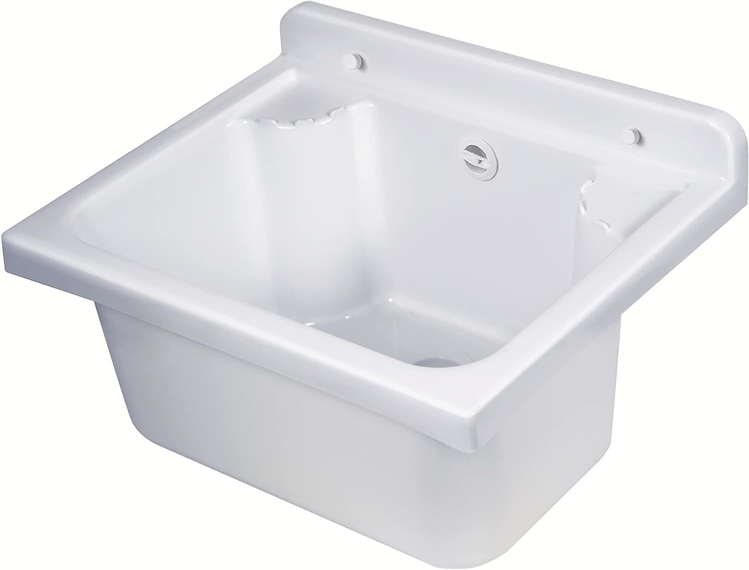 Image of Lavatoio-Pilozzo da Parete, Resina PP, 50 x 34 cm, Bianco art. 2051D