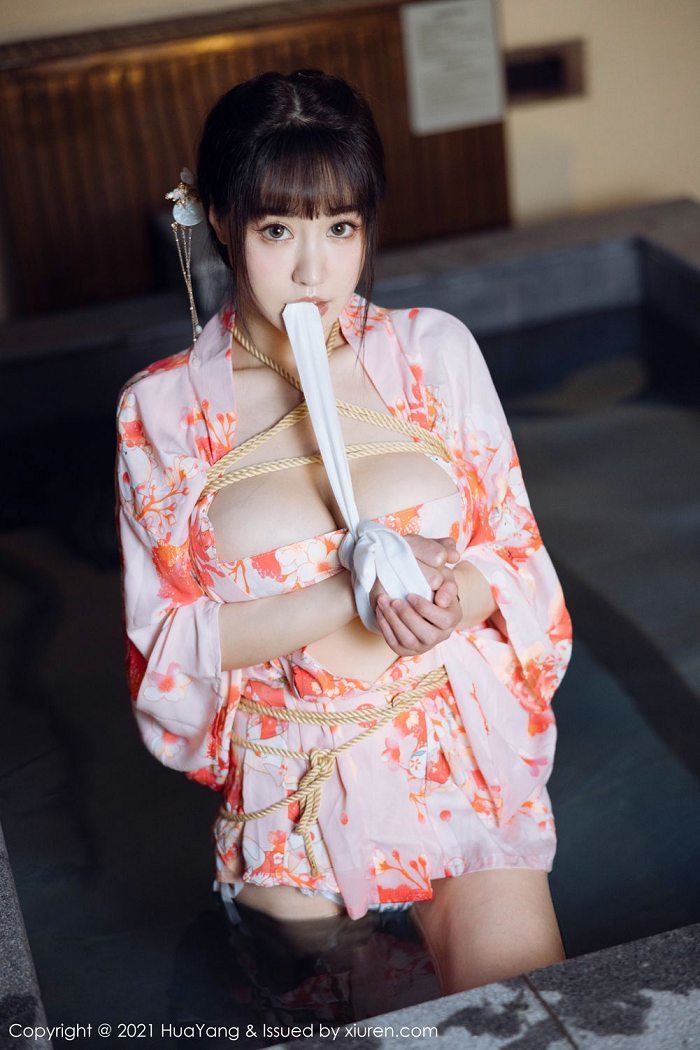 花漾朱可儿色彩缤纷和服捆绑诱惑写真(7)