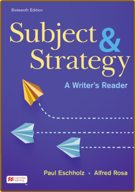 Subject and Strategy - A Writer's Reader CxDHue1U_o