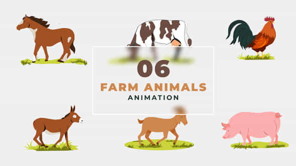 Farm Animals Character - VideoHive 47389900