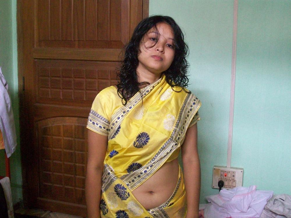 Indian wife changes attire while pleasuring her husband on bed POV style(1)