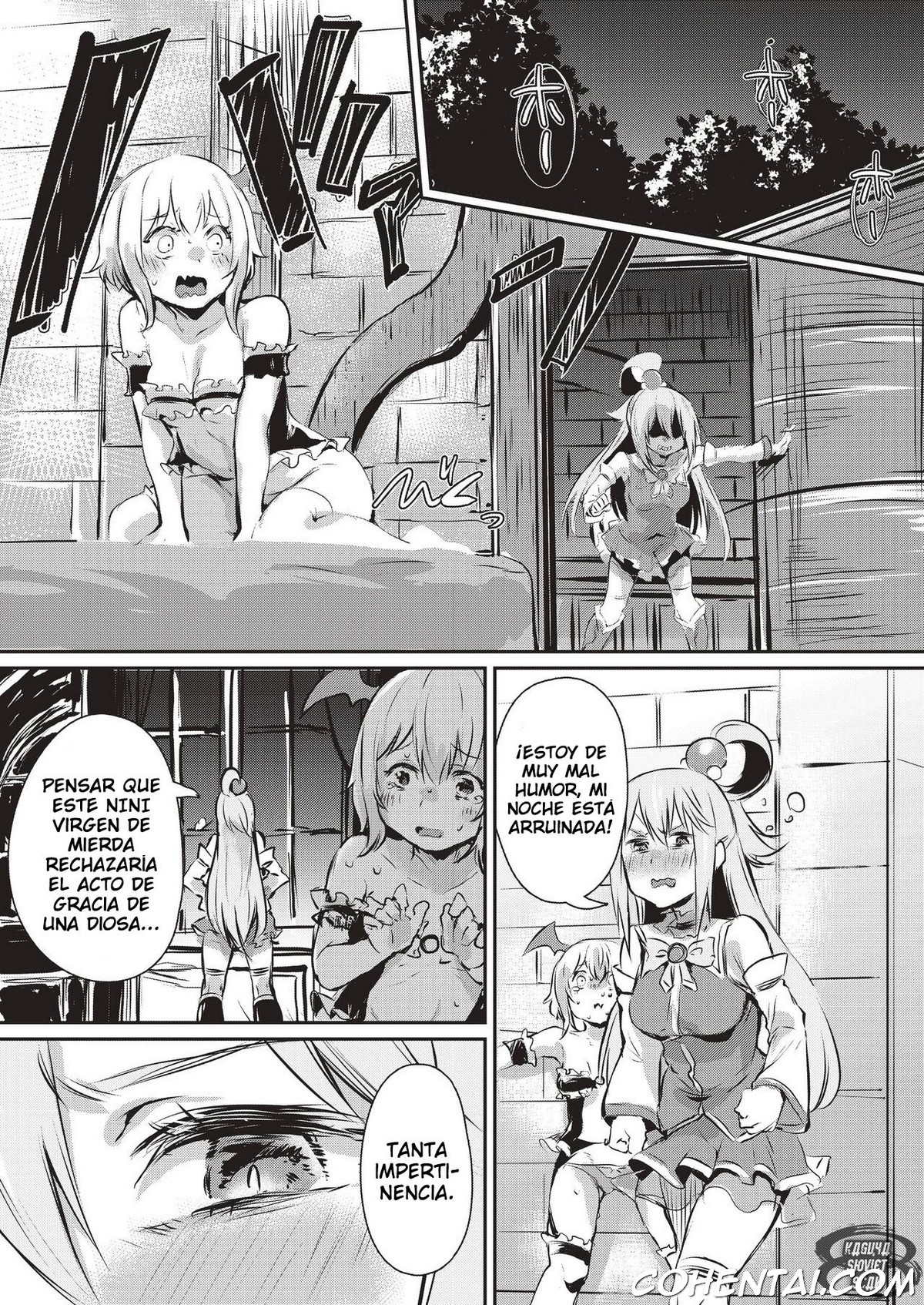 Yume de Aimashou, Megami-sama (Kono Subarashii Sekai ni Syukufuku o!) xxx comics manga porno doujin hentai español sexo 