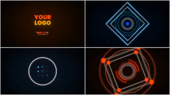 Shapes Logo Animation - VideoHive 45982817