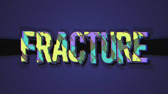Fractured Title Logo - VideoHive 51697222