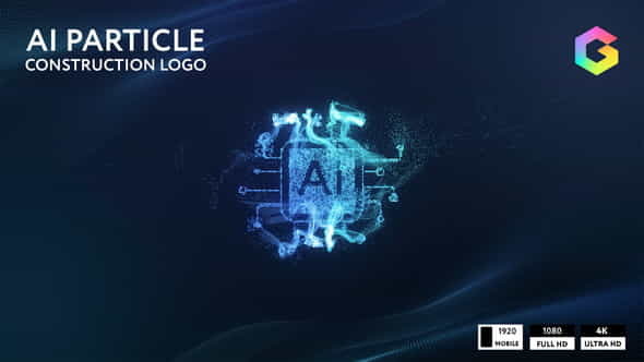 AI Particle Construction Logo Reveal - VideoHive 34215789