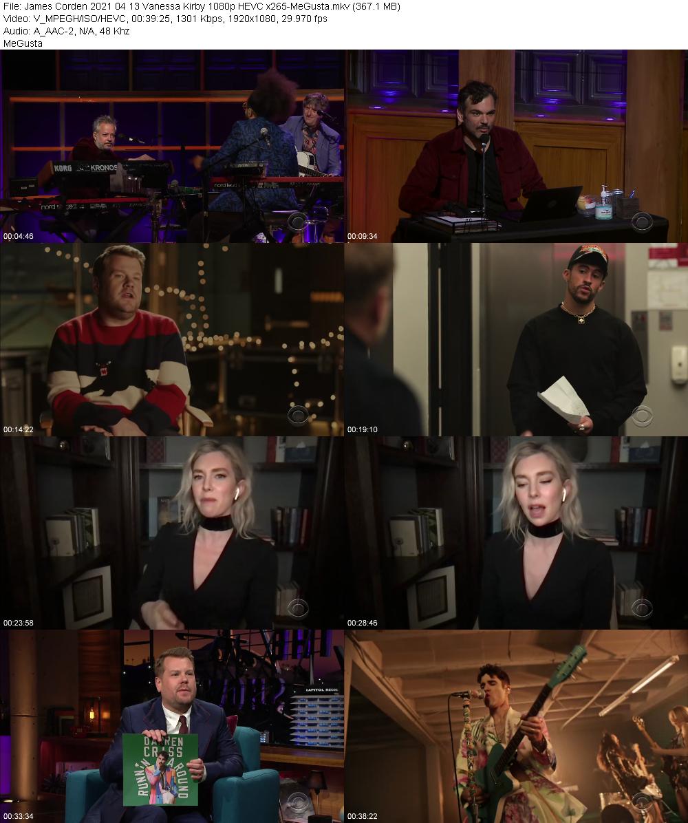 James Corden 2021 04 13 Vanessa Kirby 1080p HEVC x265