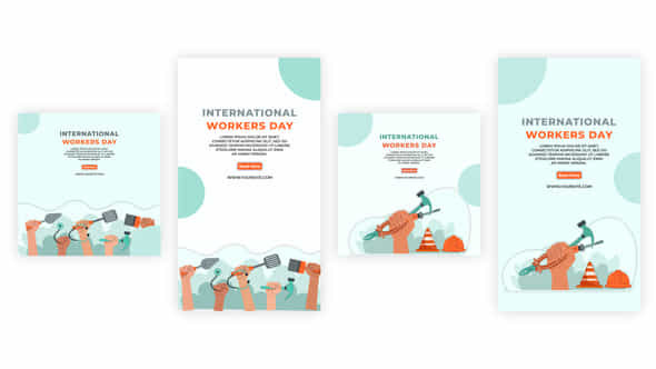 International Workers Day - VideoHive 39741107