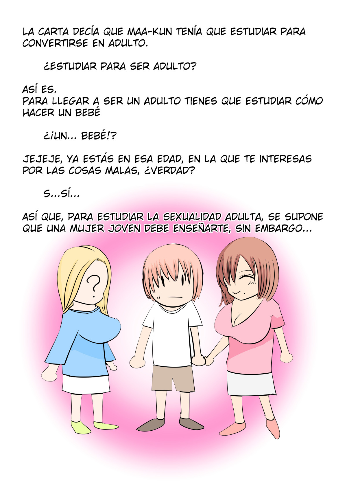 [Aa Jinsei Gakeppuchi] Boku no Daisuki na Yurufuwa Mama to Ottori Love Love Seikyouiku [Spanish] [Hellsing Scans]