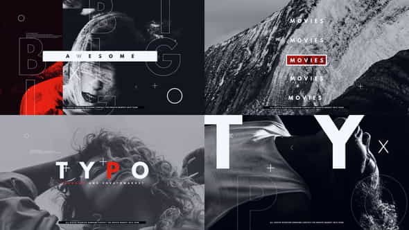 Typo Abstract Opener - VideoHive 29055666