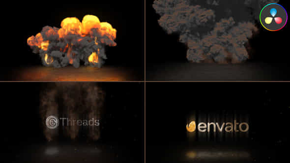 Fast Explosions Logo - VideoHive 48635321
