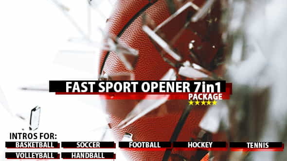 Fast Sport Ball Opener 7in1 - VideoHive 20472926