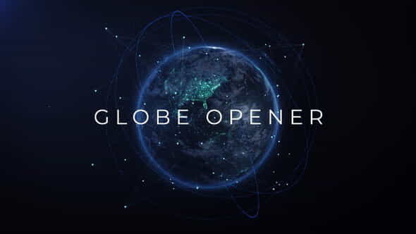 Globe Opener - VideoHive 39125100