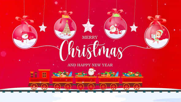 Christmas And Happy New Year Intro - VideoHive 42354433