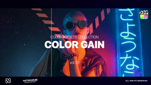 Color Gain LUT - VideoHive 46466692