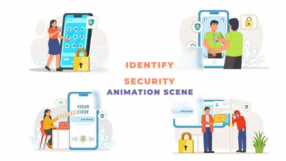 Identify Security Animation - VideoHive 42926372