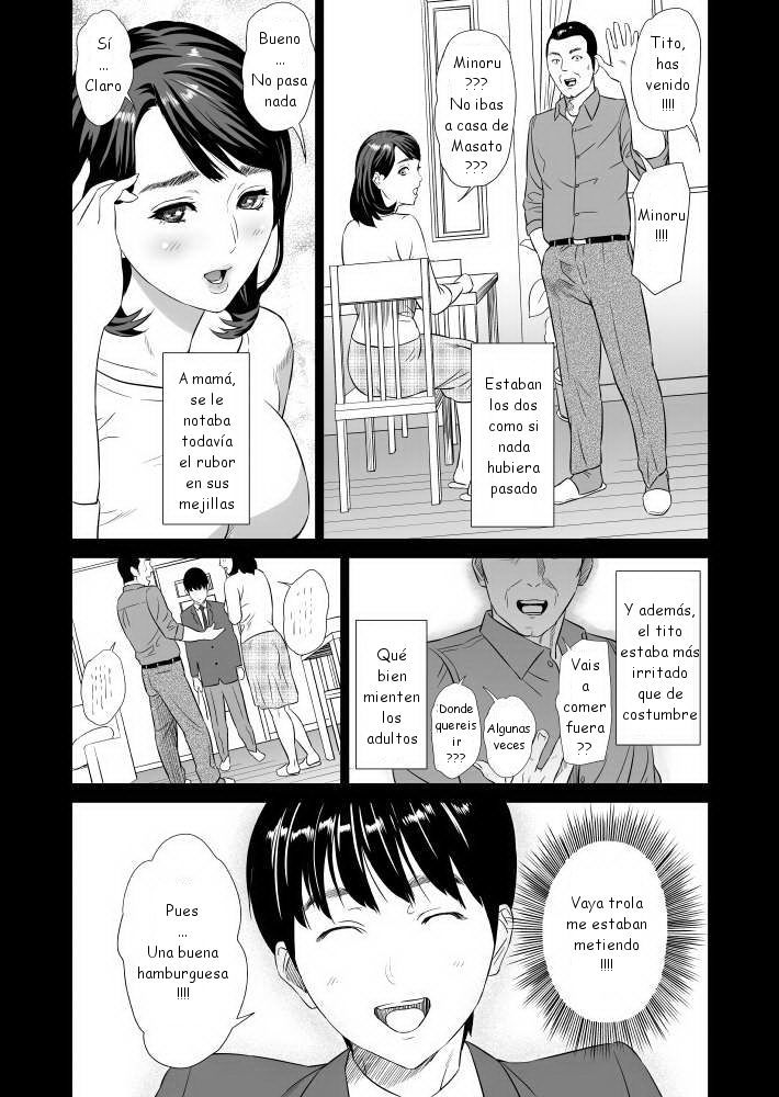 [Hyji] Kinjo Yuuwaku Mama Hen Joshou + Zenpen  La tentación en casa (Mamá. Prólogo) [Spanish] [joselillo]