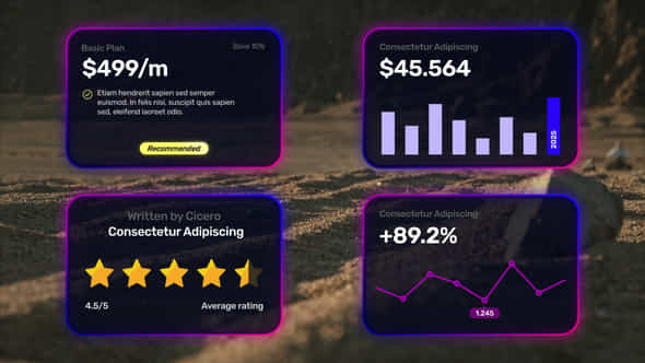 Gradient Infographics Pack - VideoHive 59236660
