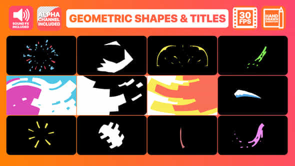 Geometric Shapes - VideoHive 23172451