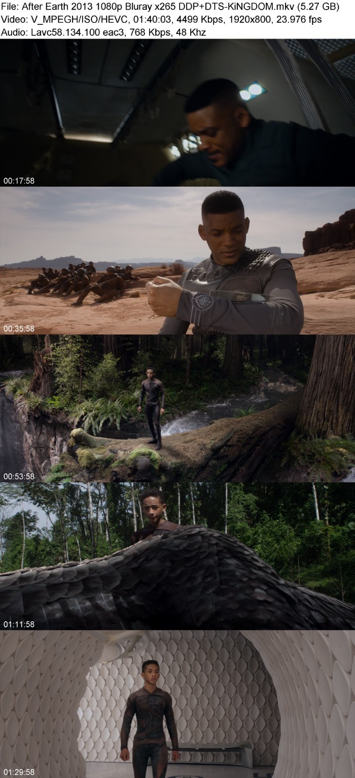 After Earth (2013) 1080p Bluray x265 DDP+DTS-KiNGDOM