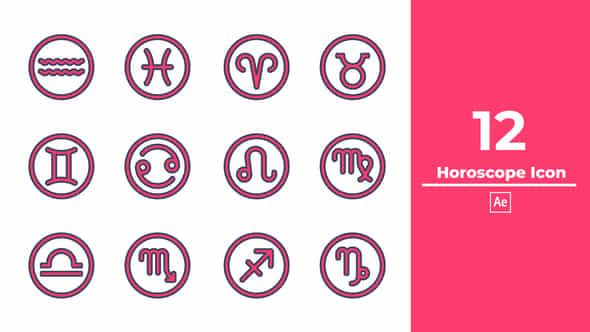 Horoscope Icon - VideoHive 48268559