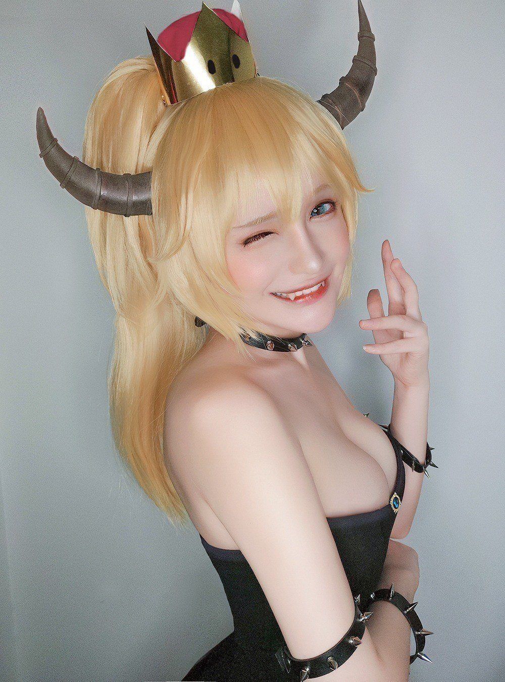 [Cosplay] Senya Miku 千夜未来 – Bowsette (Super Mario Bros.)