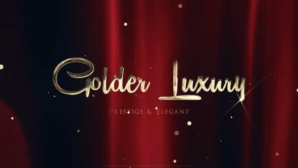 Golden Luxury Red Carpet Titles - VideoHive 18847519