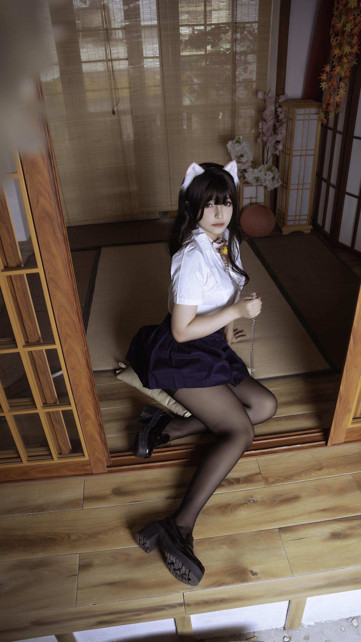 Cosplay Mimichan & UyUy Seifuku Shibari(1)