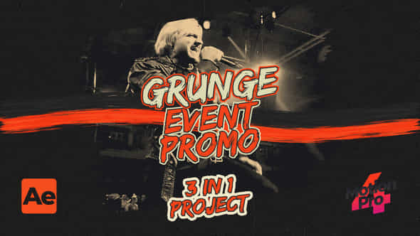 Grunge Event Promo - VideoHive 38735338