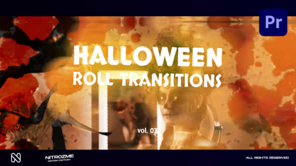 Halloween Roll Transitions - VideoHive 48475260